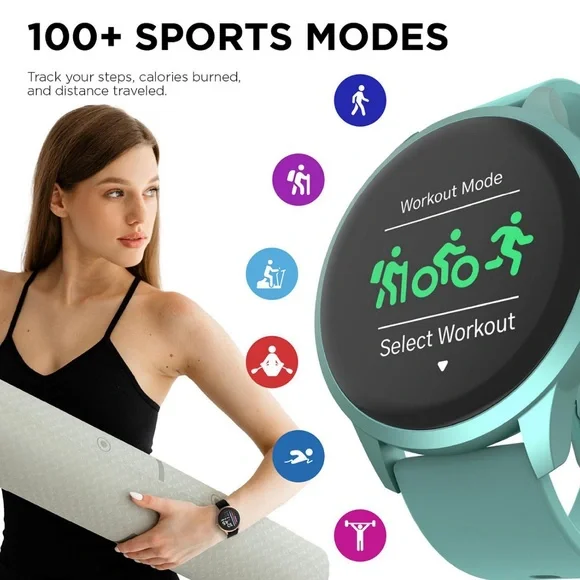 Sport 4 Unisex Silicone Strap Smartwatch 43.2mm - Picture 3 of 4